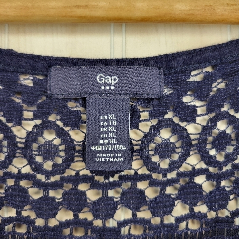 Gap Navy Mini Dress Sz XL - Picture 4 of 5